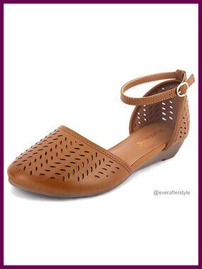 MaxMuxun Women's Roman Cage Closed Toe Flat Sandals Ankle Strap Breathable